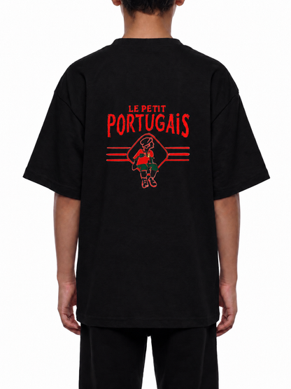T-shirt Enfant "LE PETIT PORTUGAIS" Noir