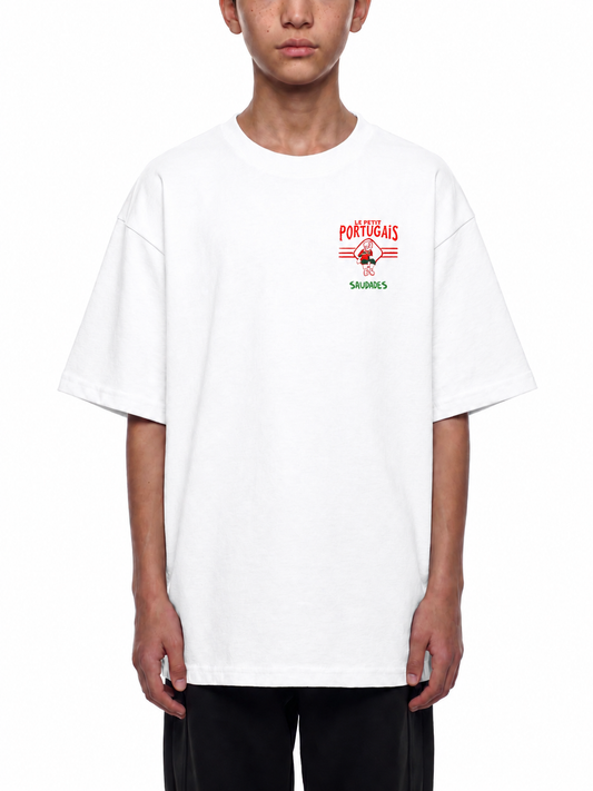 T-shirt Enfant "LE PETIT PORTUGAIS" Blanc